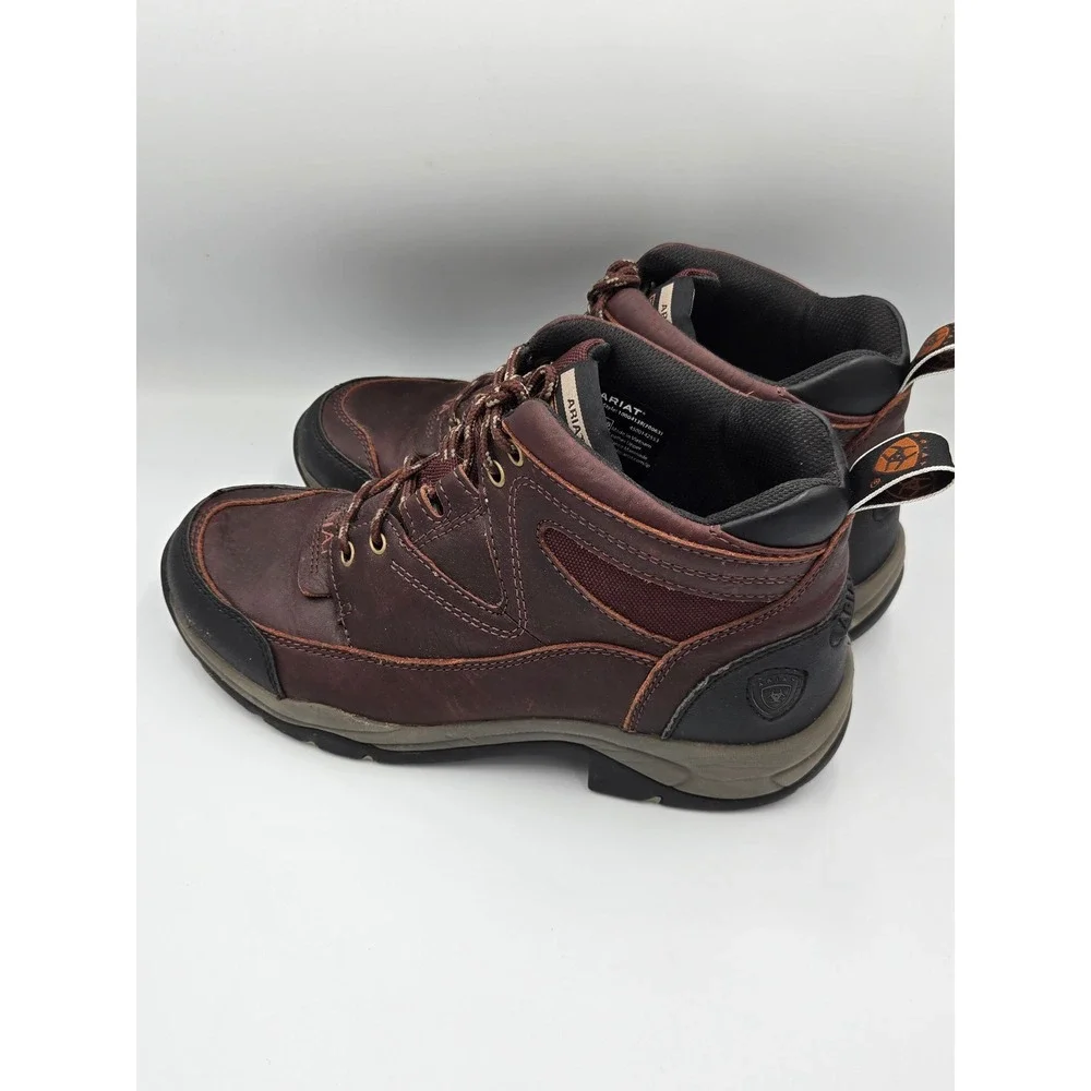 Ariat Boots Mens 9.5B Terrain H2O Waterproof Copper Leather Endurance 10004138